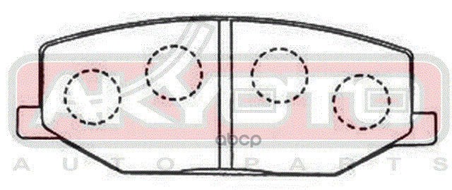 КОЛОДКИ ТОРМОЗНЫЕ ДИСКОВЫЕ ПЕРЕДНИЕ