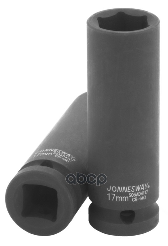 Головка Торцевая! Ударная Глубокая 1/2''Dr, 17Мм Jonnesway арт. S03AD4117