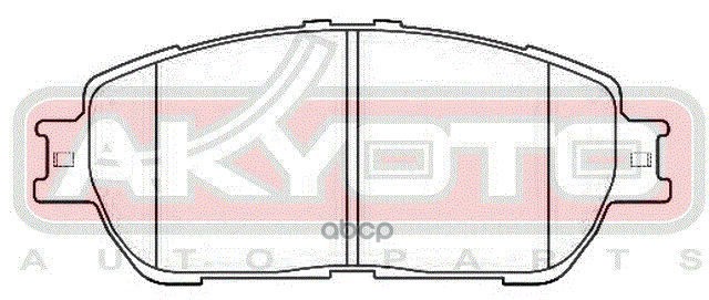 КОЛОДКИ ТОРМОЗНЫЕ ДИСКОВЫЕ ПЕРЕДНИЕ