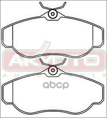 КОЛОДКИ ТОРМОЗНЫЕ ДИСКОВЫЕ ПЕРЕДНИЕ