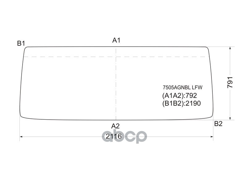 Стекло лобовое Scania 3-Series 81-96 XYG арт. 7505AGNBL LFW