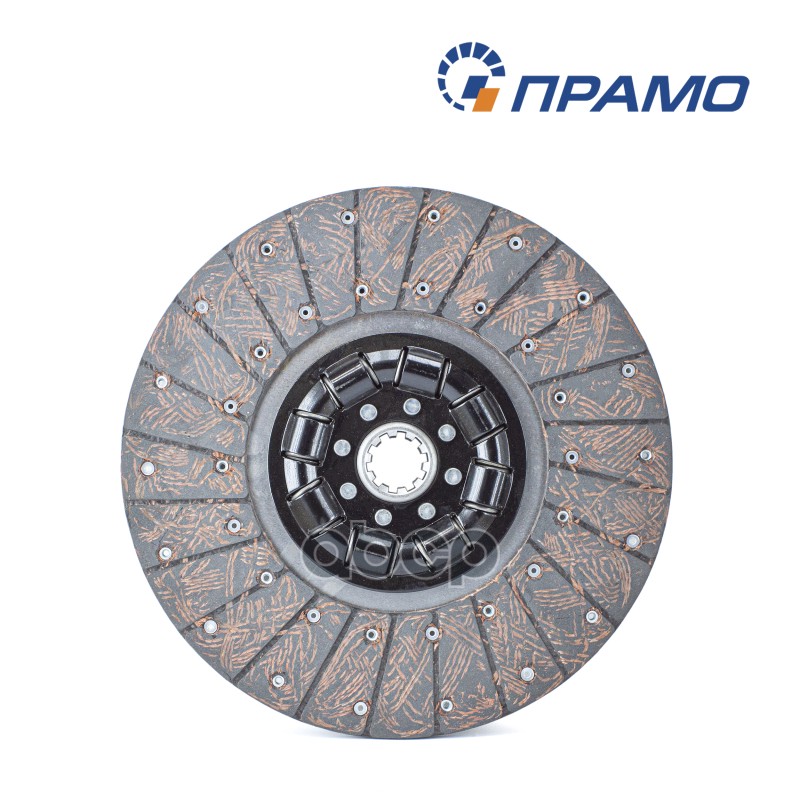 Диск сцепления ведомый для ЗИЛ 5301 / D=342мм ступица 44мм, с безасбестовой накладкой ПРАМО