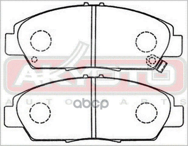 КОЛОДКИ ТОРМОЗНЫЕ ДИСКОВЫЕ ПЕРЕДНИЕ