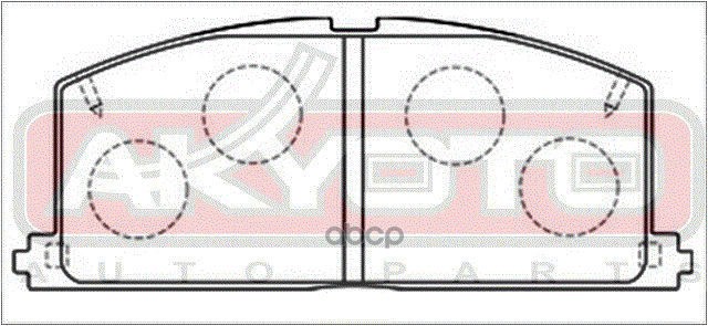 КОЛОДКИ ТОРМОЗНЫЕ ДИСКОВЫЕ ПЕРЕДНИЕ