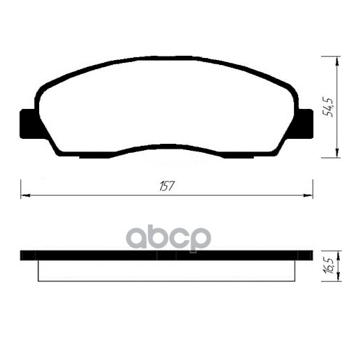 Колодки тормозные задние дисковые ГАЗель