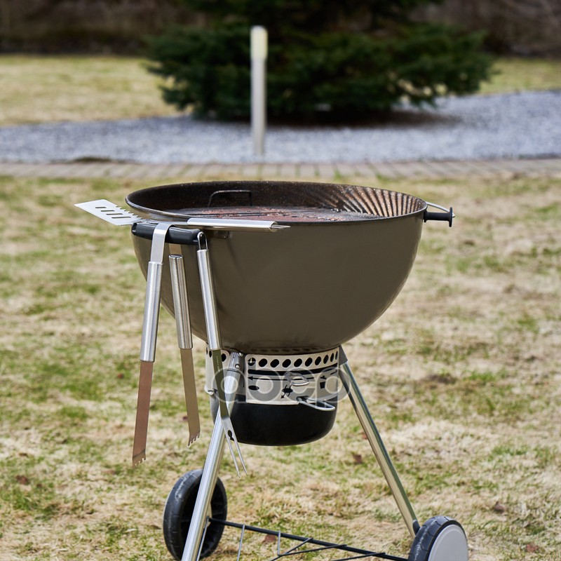 СОКОЛ Набор щипцы, вилка и лопатка для барбекю и гриля Стандарт 62-0053