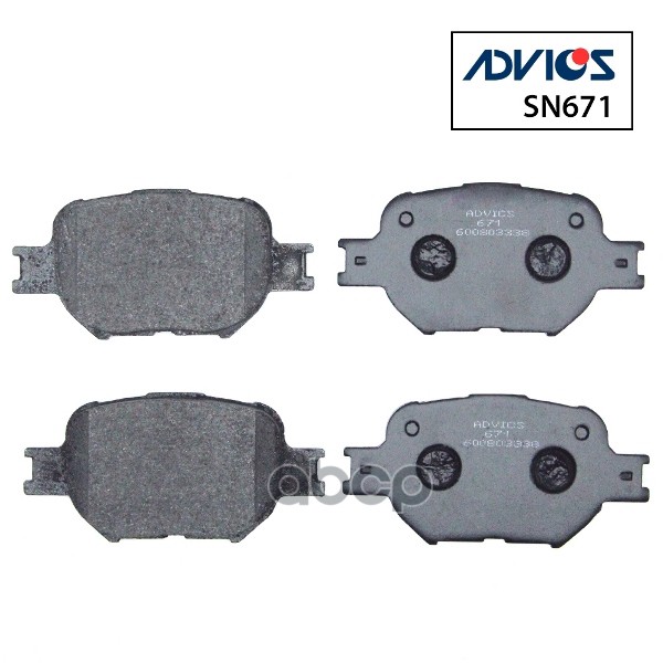 Дисковые тормозные колодки ADVICS