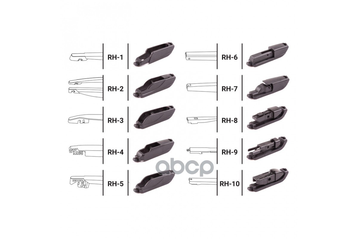 Щетка стеклоочистителя задняя Autoprofi 12