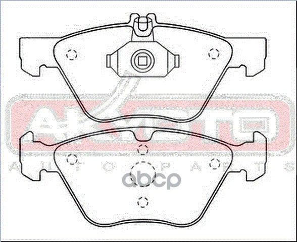 КОЛОДКИ ТОРМОЗНЫЕ ДИСКОВЫЕ ПЕРЕДНИЕ