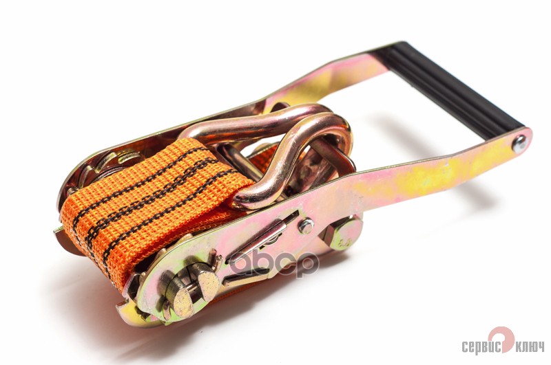 Ремень крепления груза с храповиком  4 т 10 м 5 см Сервис Ключ