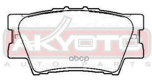 КОЛОДКИ ТОРМОЗНЫЕ ДИСКОВЫЕ ЗАДНИЕ