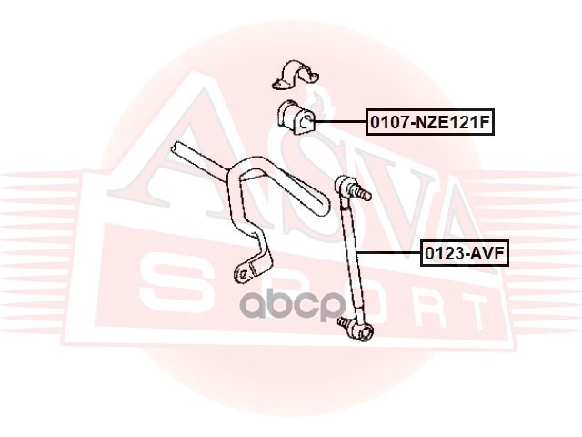 ВТУЛКА ПЕРЕДНЕГО СТАБИЛИЗАТОРА D18