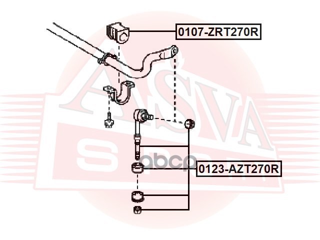 ТЯГА СТАБИЛИЗАТОРА ЗАДНЯЯ
