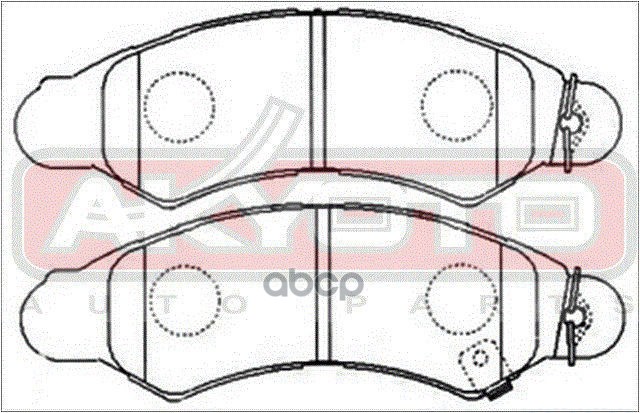 КОЛОДКИ ТОРМОЗНЫЕ ДИСКОВЫЕ ПЕРЕДНИЕ