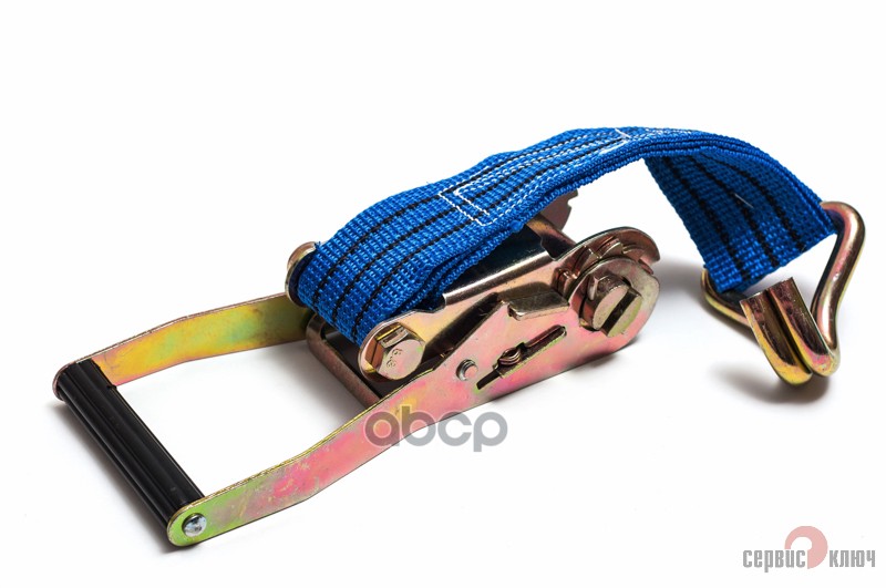 Ремень крепления груза с храповиком  4 т 12 м 5 см Сервис Ключ