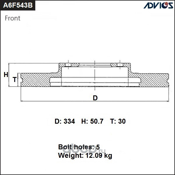 ADVICS A6F543B