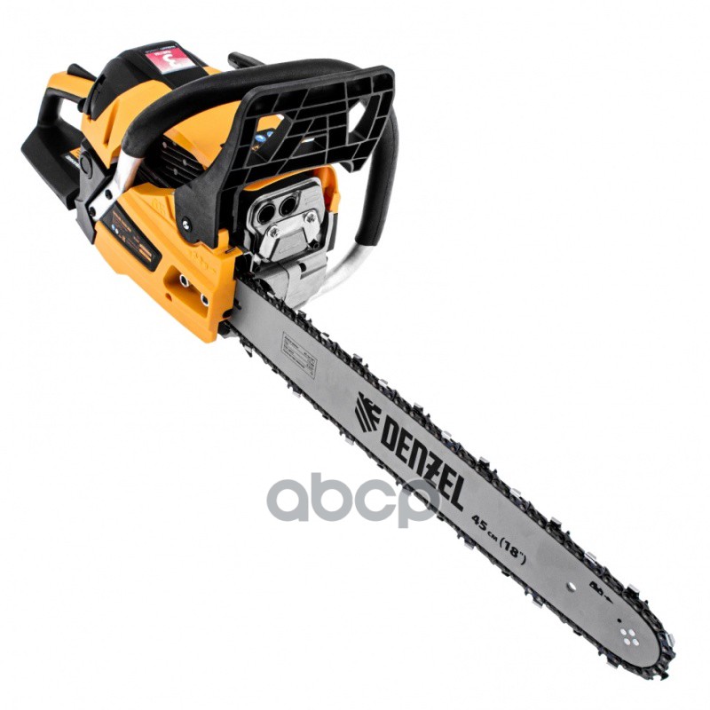 Пила цепная бензиновая DS-5218, шина 45 см, 52см3, 3 л.с., шаг 0,325, паз 1,5 мм