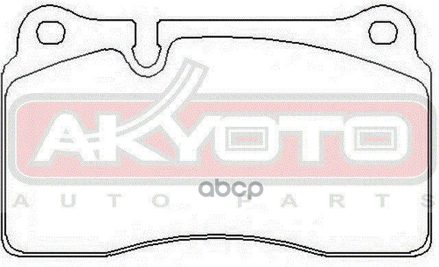 Колодки тормозные дисковые задние