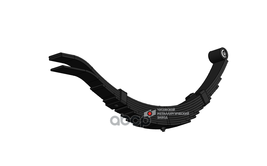 Рессора ALKO в сборе с сайлентблоками 9 лист