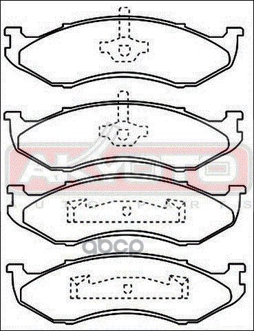 КОЛОДКИ ТОРМОЗНЫЕ ДИСКОВЫЕ ПЕРЕДНИЕ