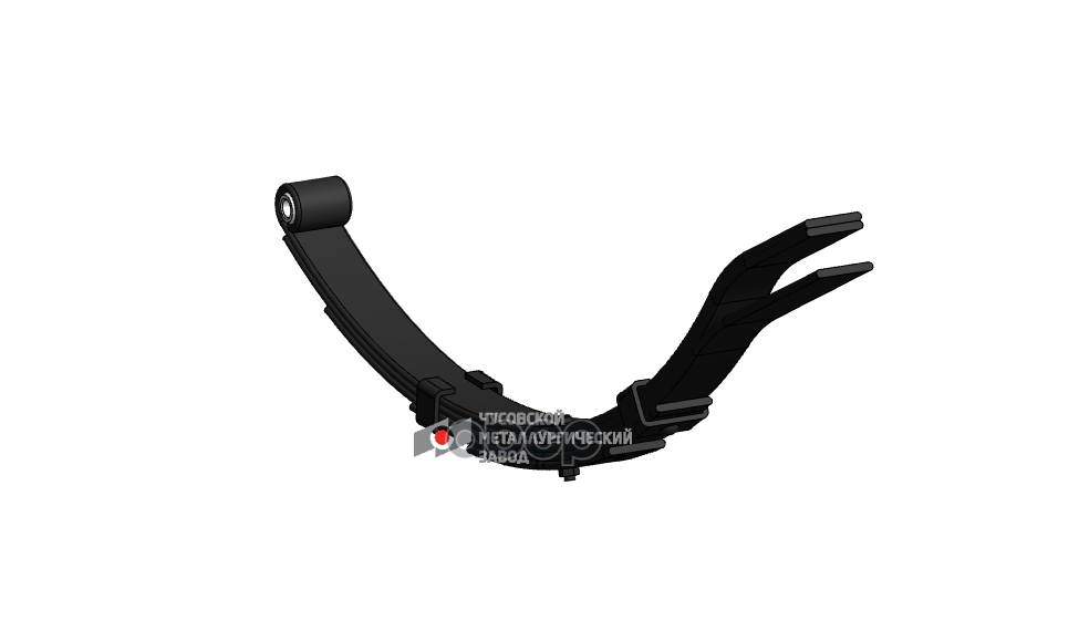 450605AL-2912012-10 Рессора задняя для прицепа AL-KO 5 листов