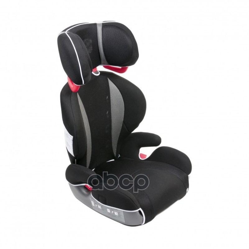 Кресло детское автомобильное Saratto Highback Junior Quattro, группа 2/3, черно-серое