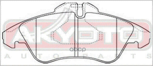 Колодки тормозные дисковые передние