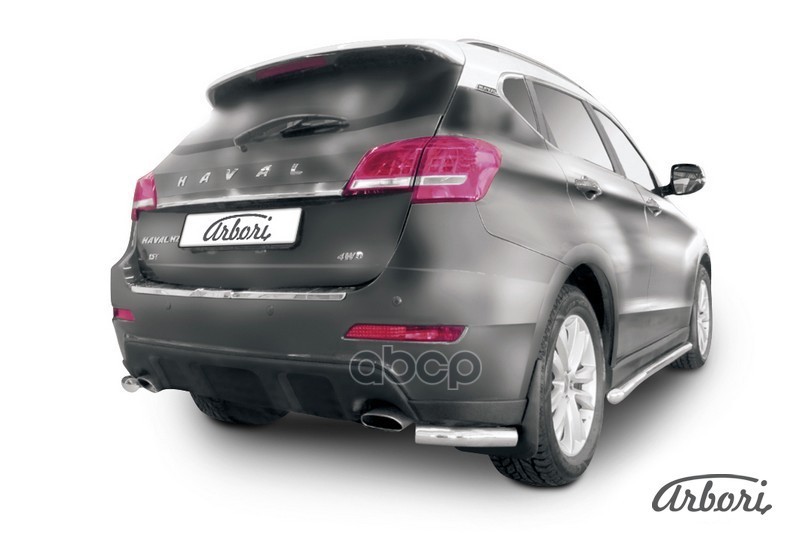 Уголки d57 Arbori нерж. сталь для HAVAL H2 2014-нв / Хавал Н2