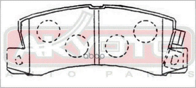 КОЛОДКИ ТОРМОЗНЫЕ ДИСКОВЫЕ ЗАДНИЕ