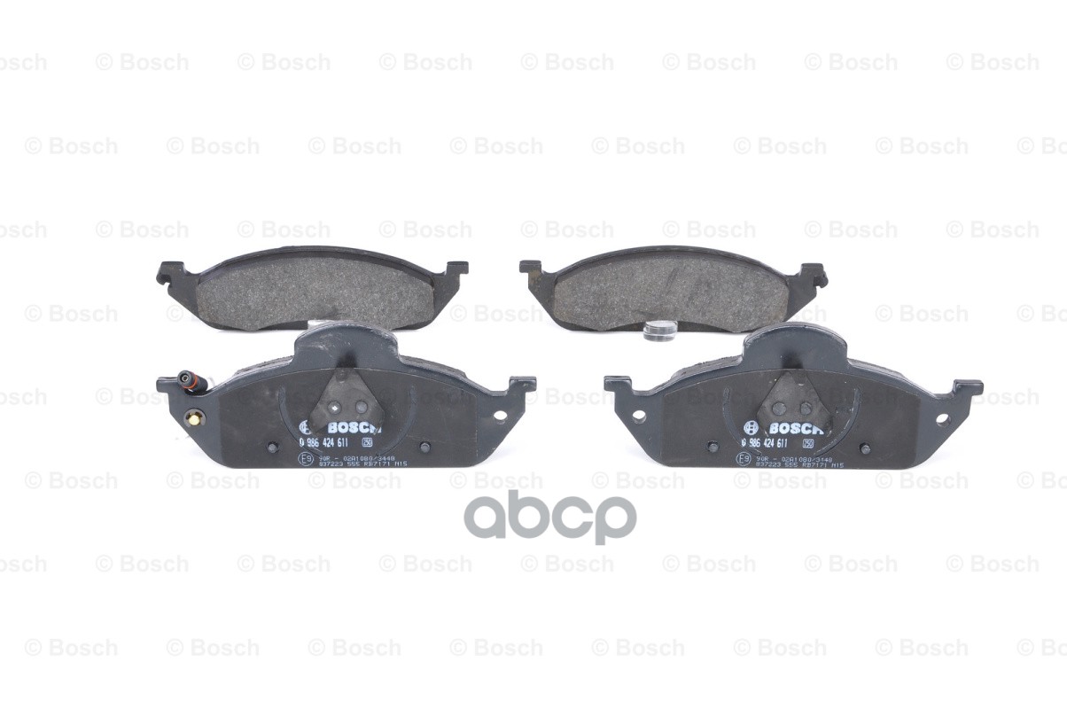 0 986 424 611 697 01=708 001B-Sx=573034B !Колодки Дисковые П Mb W163 2.3/3.2/2.7Cdi 98> Bosch арт. 0986424611