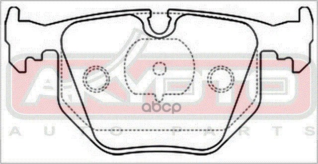 Колодки тормозные дисковые задние BMW BMW 3 E46 1997-2005