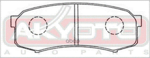 Колодки тормозные дисковые задние