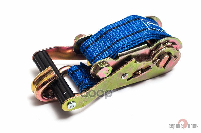 Ремень крепления груза с храповиком  2 т  6 м 3,5 см Сервис Ключ