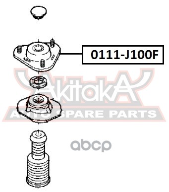 ОПОРА ПЕРЕДНЕГО АМОРТИЗАТОРА