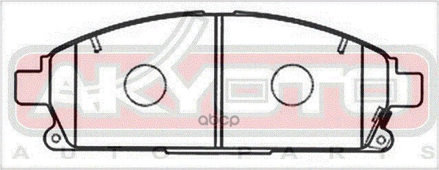 КОЛОДКИ ТОРМОЗНЫЕ ДИСКОВЫЕ ПЕРЕДНИЕ