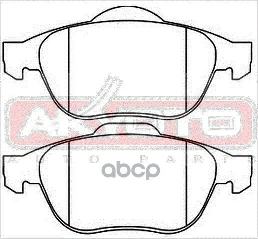 КОЛОДКИ ТОРМОЗНЫЕ ДИСКОВЫЕ ПЕРЕДНИЕ