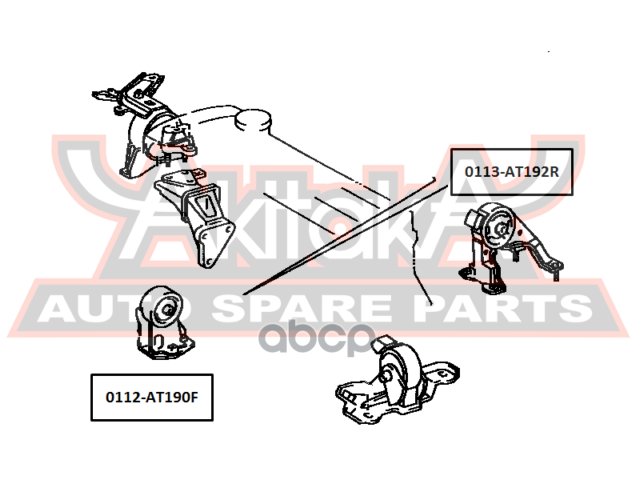 ПОДУШКА ДВИГАТЕЛЯ AT