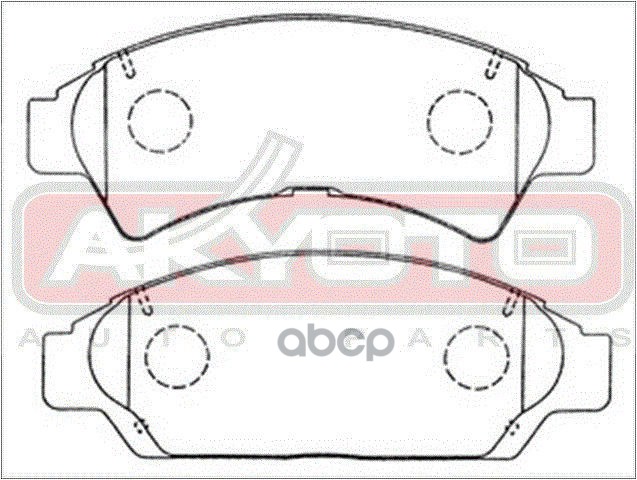 КОЛОДКИ ТОРМОЗНЫЕ ДИСКОВЫЕ ПЕРЕДНИЕ