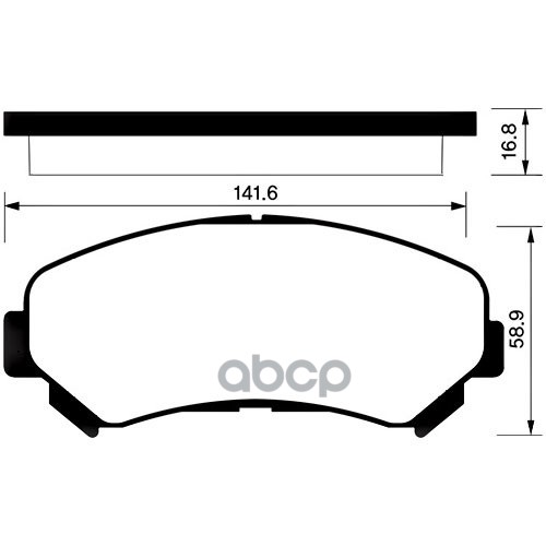 Колодки тормозные передние 31