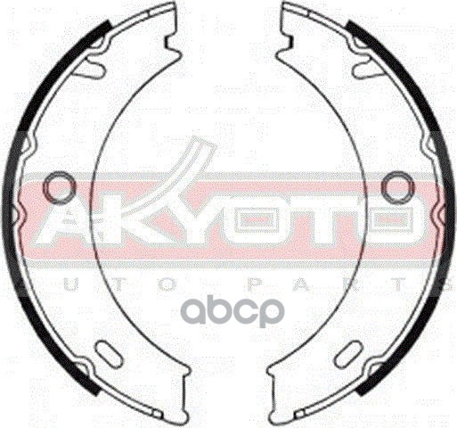 КОЛОДКИ ТОРМОЗНЫЕ БАРАБАННЫЕ ЗАДНИЕ