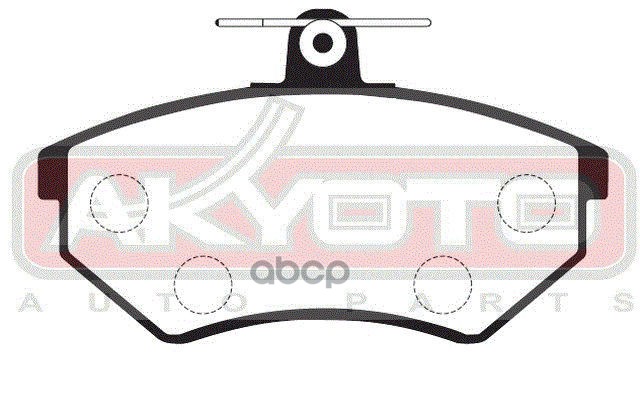 КОЛОДКИ ТОРМОЗНЫЕ ДИСКОВЫЕ ПЕРЕДНИЕ