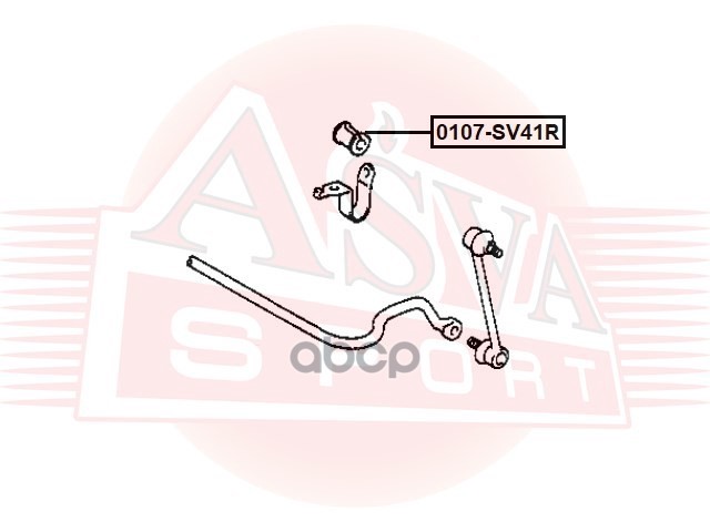 Втулка заднего стабилизатора d15 TOYOTA CAMRY/VISTA SV40/CV40 1994-1998