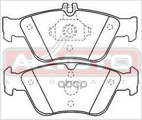 Тормозные колодки AKD 1031
