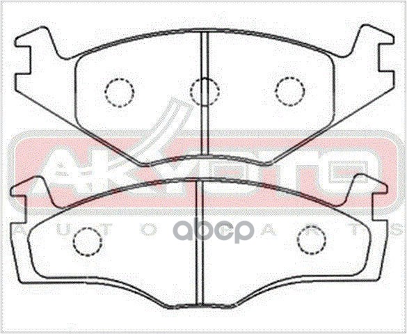 Колодки тормозные дисковые передние VOLKSWAGEN VW GOLF 79-95 JETTA 81-91 PASSAT 84-91
