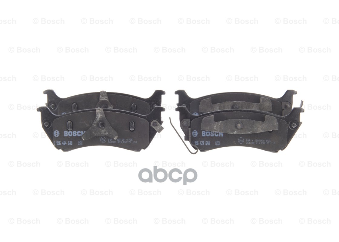 0 986 424 648 698 01=Fdb1401=223343 !Колодки Дисковые З Mb W163 2.3/3.2/2.7Cdi 98-99 Bosch арт. 0986424648