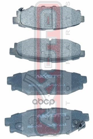 Тормозные дисковые задние колодки