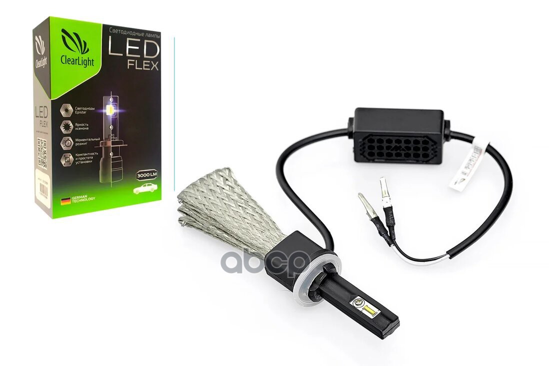 Лампа Светодиодная H27-12V 3000Lm, 5000К 24Вт Flex 1 Шт (Clearlight) ClearLight арт. CLFLXLEDH271