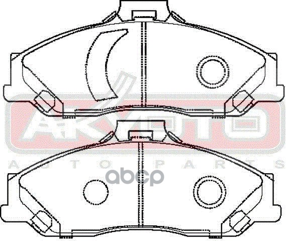 Колодки тормозные дисковые задние CHRYSLER JEEP Grand Cherokee II 99->