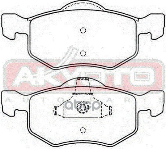 КОЛОДКИ ТОРМОЗНЫЕ ПЕРЕДНИЕ ДИСКОВЫЕ