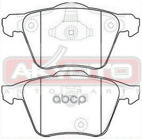 КОЛОДКИ ТОРМОЗНЫЕ ДИСКОВЫЕ ПЕРЕДНИЕ
